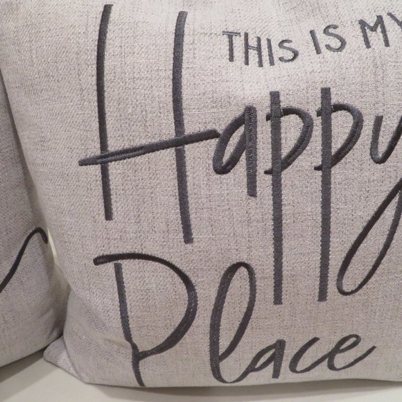 Throw Pillow Rodeo Home 100% Feather Filled Set of 2 Decorative Bed Couch Sofa - Picture 11 of 12